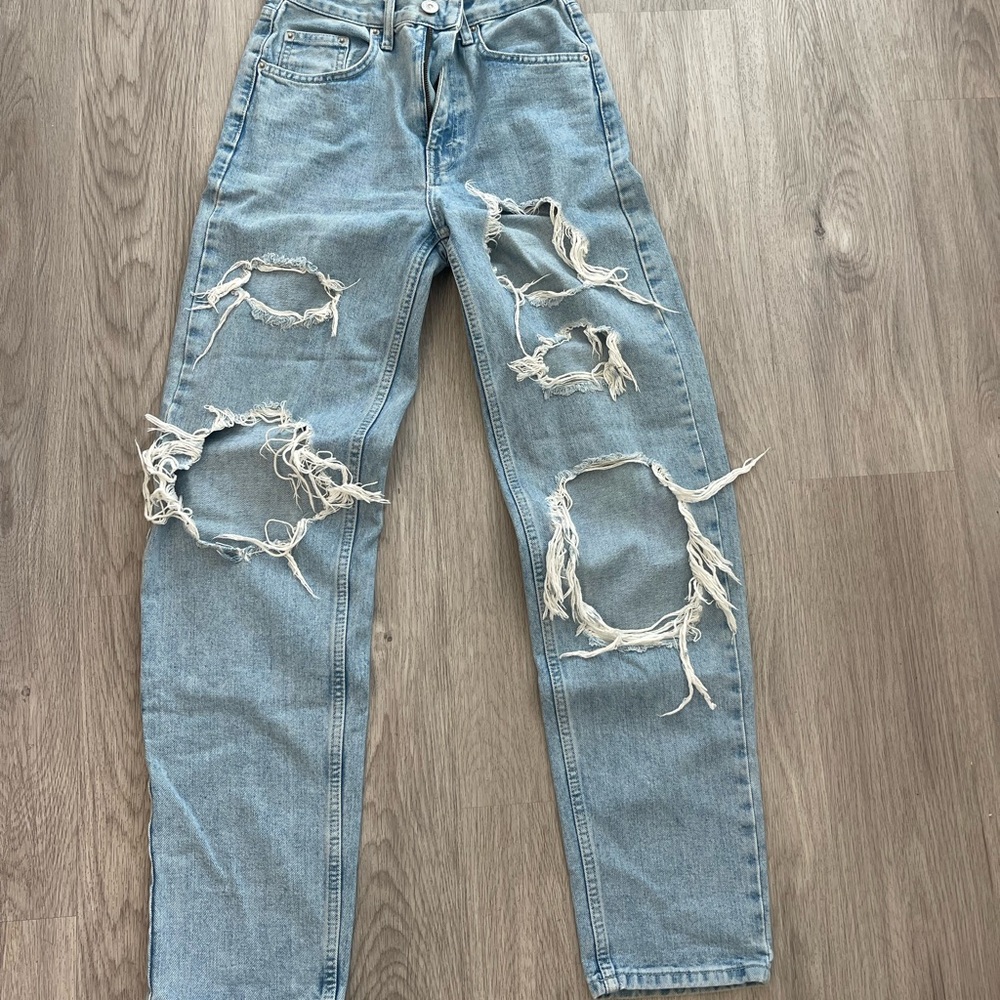 BDG Light Blue Distressed Boyfriend Jeans